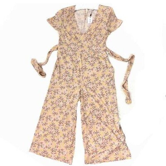 BCBGeneration Floral Jumpsuit M - Picture 2 of 3